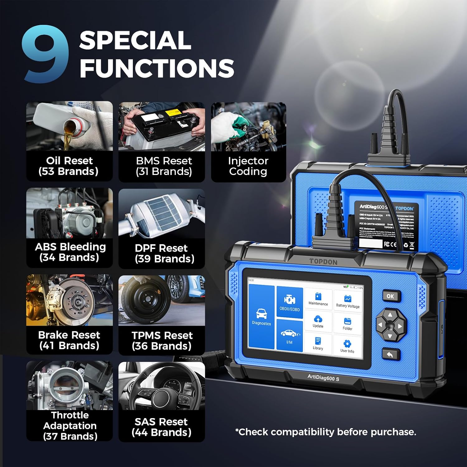 Professional  Car Diagnostic Scan Tool